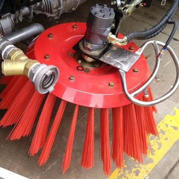 350mm Length Red Nylon Bristle Airport Runway Road Sweeper Strip Brush