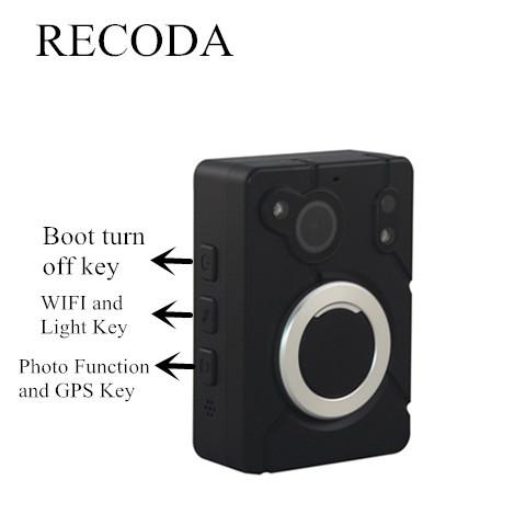 1080P 10 Hours Recording Police Body Worn Camera Night Vision GPS IP67