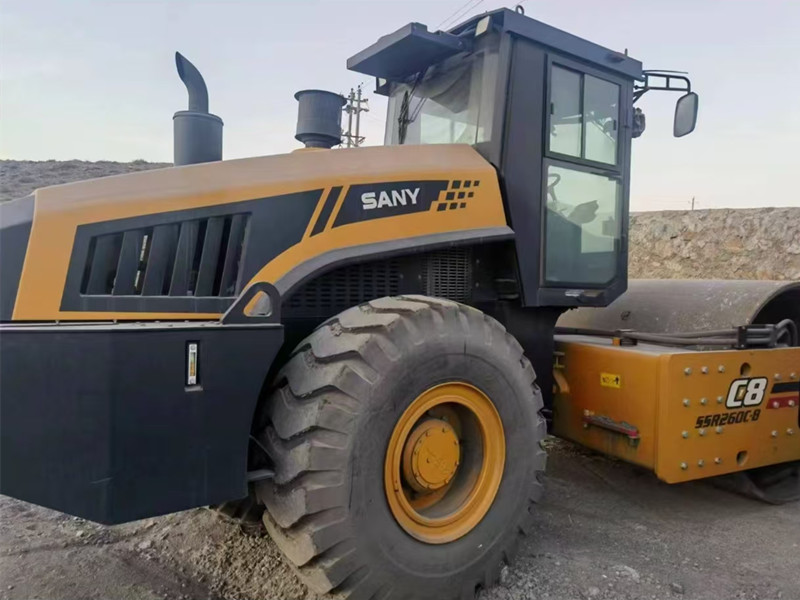 Использованная 36000KG Sany вибрационная дорожная уплотнительная машина однобарабанная дорожная ролик цена
