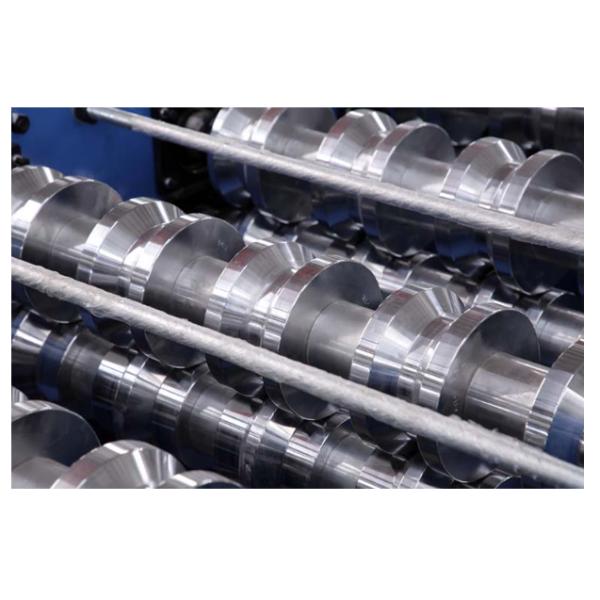 Shaft 75mm Thickness 0.3-0.8mm Metal Roofing Panel Roll Forming Machine