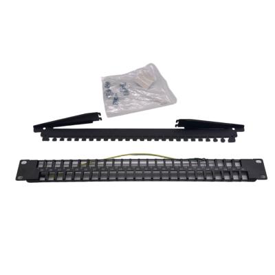 Modular High Density Zig Zag patch panel, 48xRJ45/u/s, unequipped, 1U