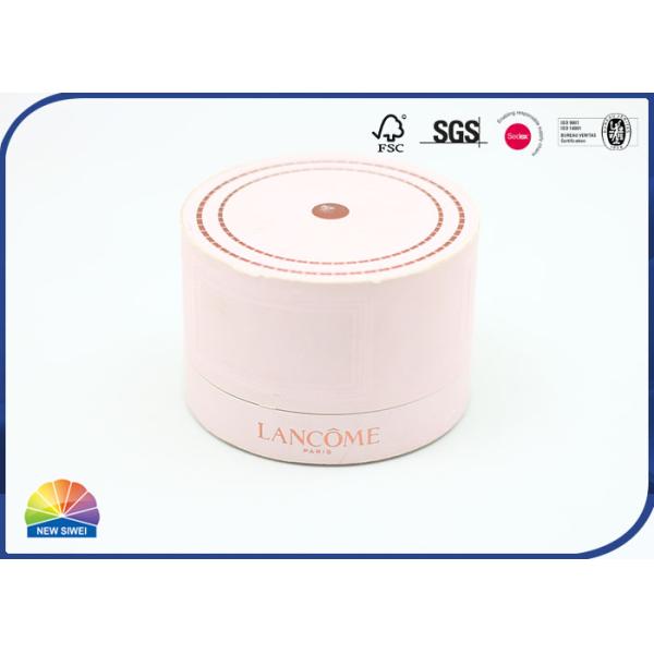 Pink Custom 4C Printed Gift Paper Packaging Tube Pretty Gift Pantone Color Design