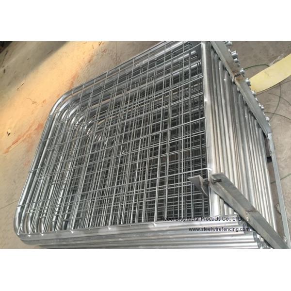 Galvanized Metal livestock Farm Gate / Steel Sheet Farm Field Gates For Australia