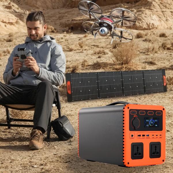 IP61 Высокая выходная мощность DC 13V 1200W AC Switch QC3.0 портативный генератор питания с двусторонним инвертором для домашнего резерва