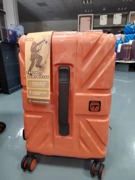 Practical ABS Plastic Bag , Lightweight Polycarbonate Composite Luggage