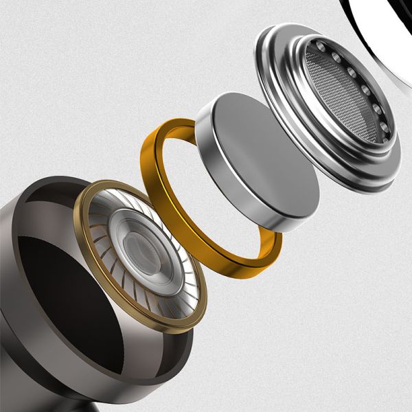 3.5mm Handsfree Earphone Universal Wire Earbud Headphone With Microphone for Phone Style on-ear Sensitivity 104±10%DB