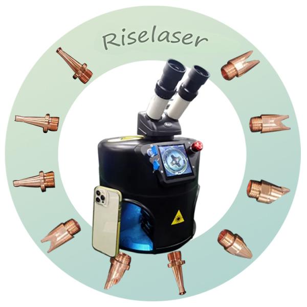 Сварочный аппарат лазера ювелирных изделий YAG 40W настольный для ремонта стекла серебра золота