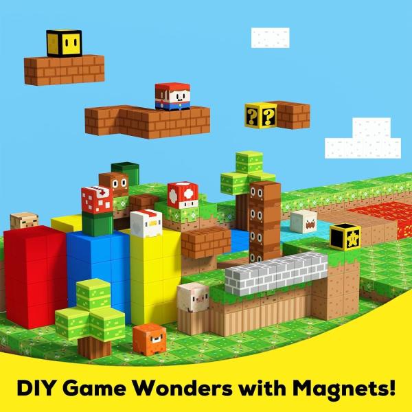 Multicolor Magnetic Building Blocks Magic Magnetic Blocks STEM Building Game