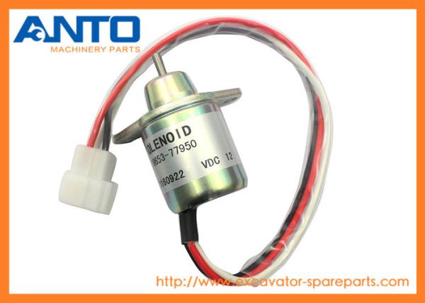 119653-77950 Yanmar 4TNV94 cortou o solenoide da parada usado para peças sobresselentes da máquina escavadora