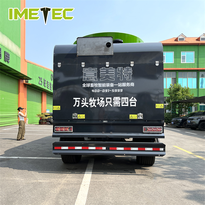 Intelligent Diet Vertical Mixer Feed Wagon Hydrostatic Drive For Cattle Sheep Farm
