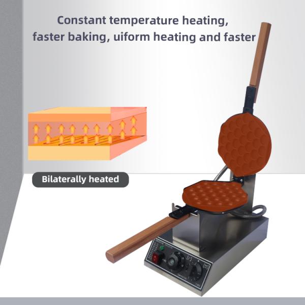 Faire des gaufres à bulles avec une machine à gaufres à billes