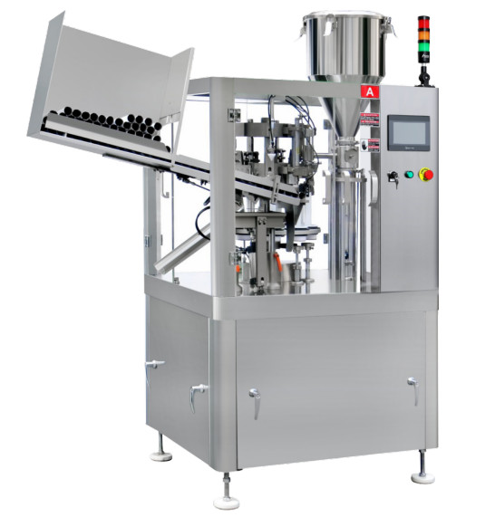 Aluminum Toothpaste Tube Filling And Sealing Machine Plastic 40/Min 200ml