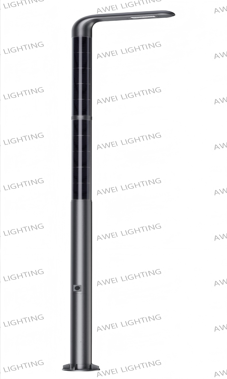 Hybrid Solar Technology With MPPT Solar Controller Solar Street Light Used In