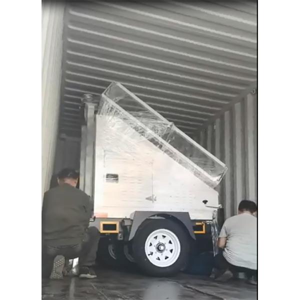 Quick Deployment Solar Powered Camera 5G CCTV Trailer for Construction Site Monitoring