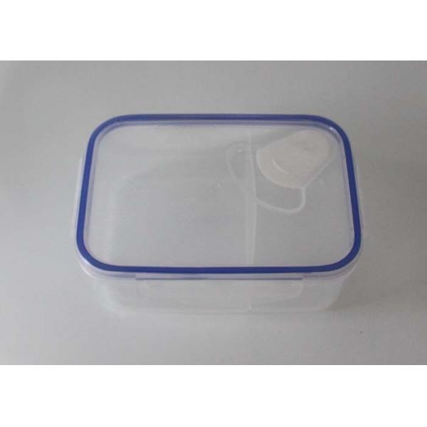 Dishwasher Safe Air Tight clear Plastic Lunch Boxes / Lunch Containers With Dividers