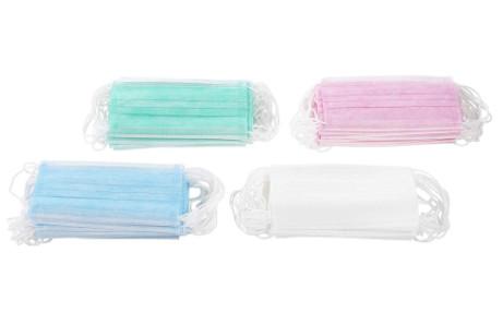 Biodegradable Hygiene Face Mask Liquid Proof For Pharmacy / Beauty Salon