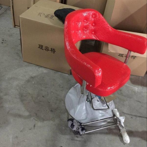 Hair Salon Styling Chairs Used Barber Shop Equipment Antique Red Barber Chair