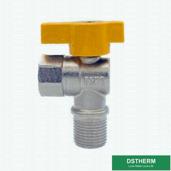 Шариковый клапан среднего газа веса латунный выковал высокий шариковый клапан давления