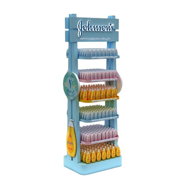 Storage Wood Stand Displays Retail Wooden Dessert Display Snack  For Supermarket