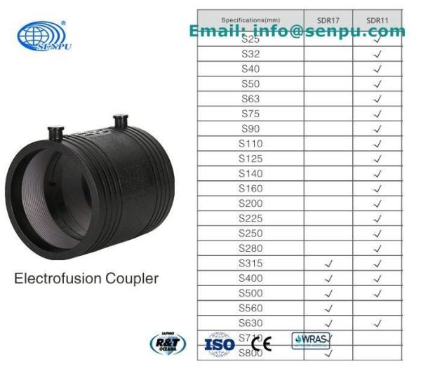 PN16 SDR11 Equal Tee Coupling Plastic Pipe Fitting For Water System