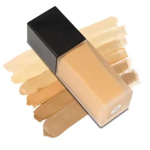 Private Label Makeup Foundation Full Coverage Liquid Foundation Wholesales No Logo 12 Colors Female Waterproof Body Foundation
