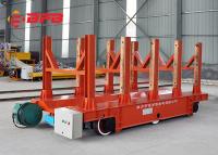 63T Heat Resist Heavy Duty Die Carts , Copper Workpiece Motorized Rail Cart Towed Transport Cart