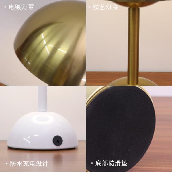 Arcylic Metal Electroplating Touch LED Lamp For Home Restaurant Bar