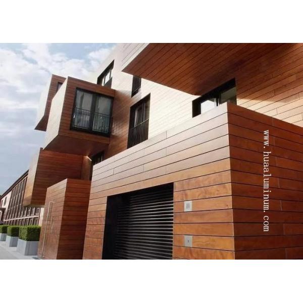 Anti Corrosion Aluminium Solid Panel Wooden Finishing 4mm Aluminum Sheet