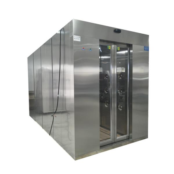 GMP Pharma Air Shower with 304 Stainless Steel Construction, Double-Sided Shower & Microcomputer Control