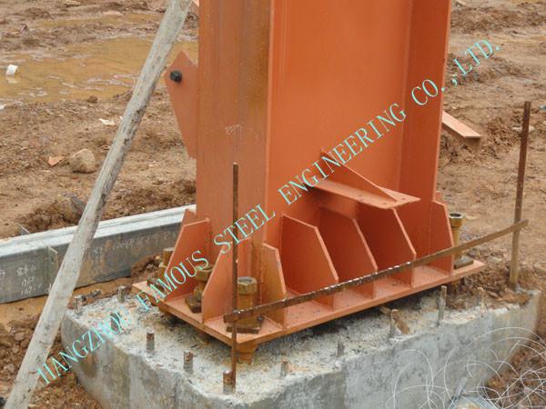 ASTM da casa pré-fabricada 78 x 96 de Multispan casa de aço industrial clara do armazenamento das construções revestida