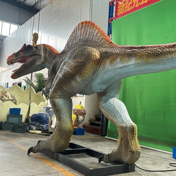 Spinosaurus Modelo de dinosaurio animatrónico para parques temáticos
