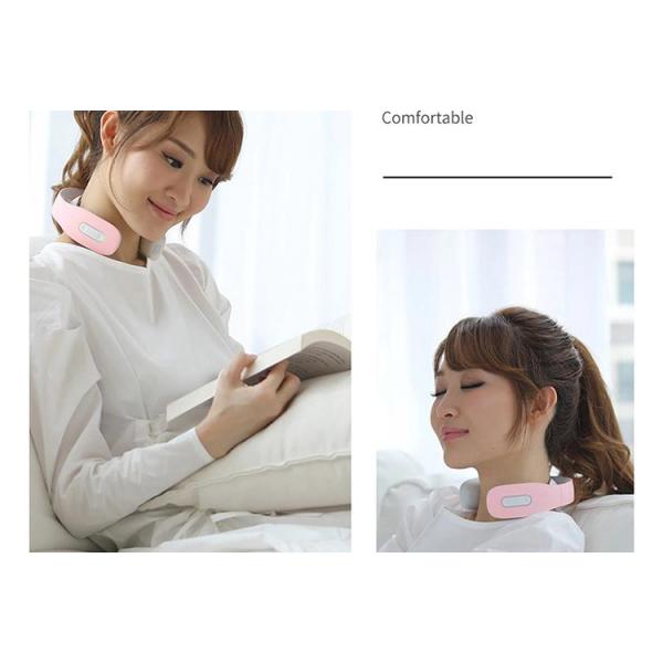 QS-TECH New Electric Wireless Neck Massager Infrared Physiotherapy intelligent smart Neck Massager shiatsu