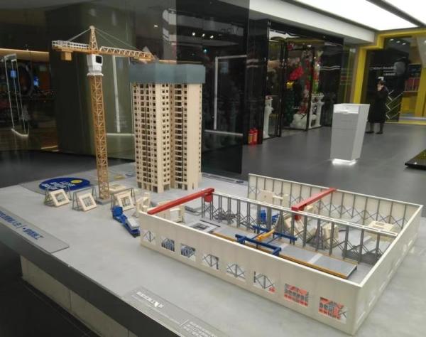 Prefabricated Building Scale Models 1:150 Construction Site Model Architecture