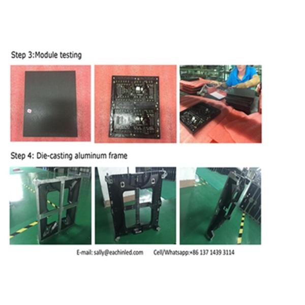 Die Casting Aluminum 3.91mm Rental Led Video Wall Full Color Led Display Screen