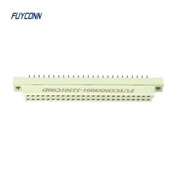 Straight 50 Pin Connector Female , Eurocard Vertical DIN41612 Connector