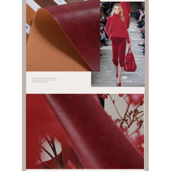 Bolsas blandas de cuero falso de PVC de grano de elefante de tejido de cuero vintage retro