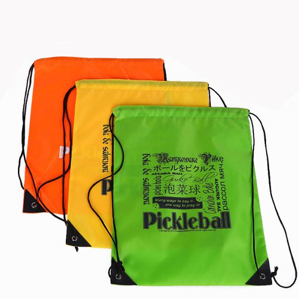 Waterproof Nylon Polyester Small Nylon Drawstring Bags Pouch Backpack Gymsack