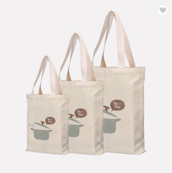 Sustainable Eco Friendly Custom Logo Shopping Handbag Eco-Friendly Reusable Groceries Tote 100% Natural Organic Cotton Canvas Bag