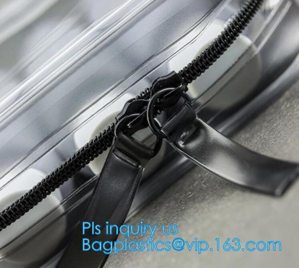 makeup pouch travel clear PVC toiletry bag, makeup PVC cosmetic bag with bubbles, Toiletry bag wholesale waterproof trav