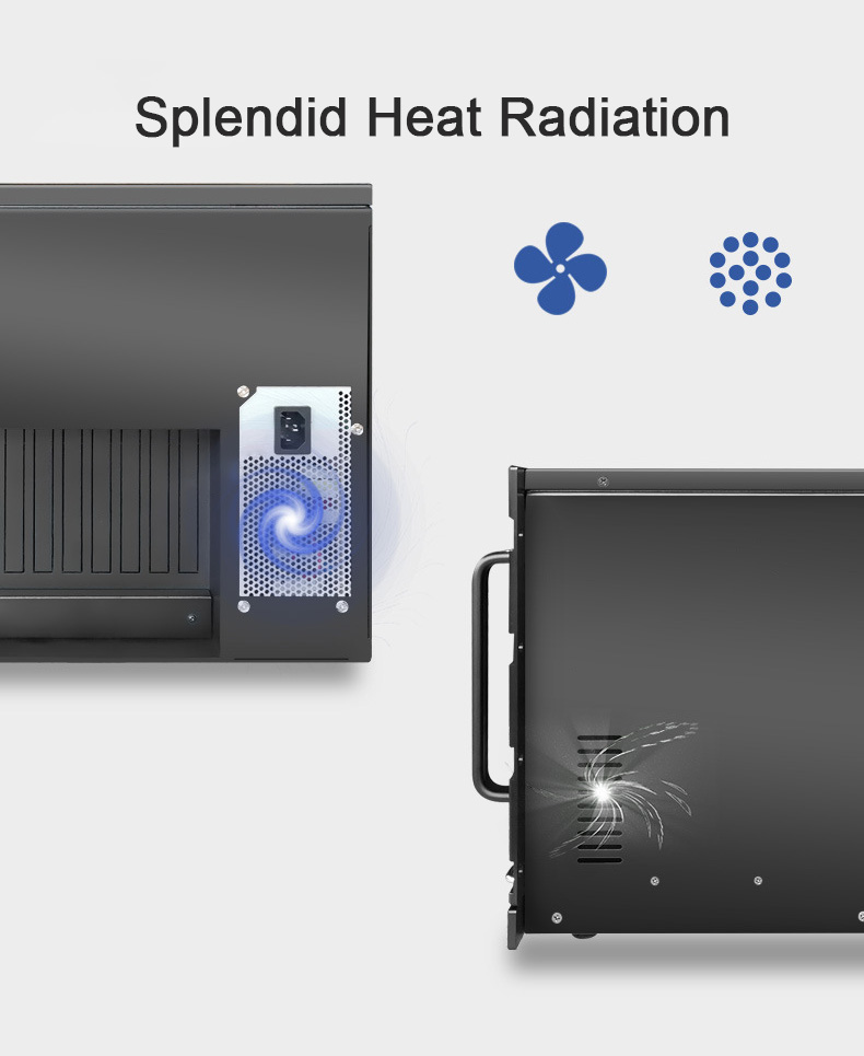 6U 15 компьютер держателя шкафа дюйма RS232 80W промышленный с клавиатурой