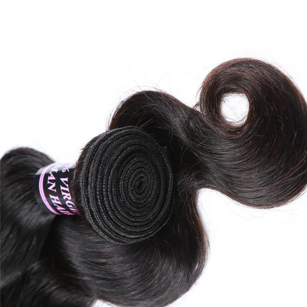 Top Grade Wholesale Body Wave Natural Color 100% Malaysian Mirgin Human Hair Weft