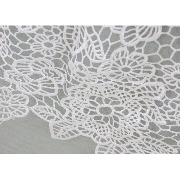 Ткань шнурка платьев свадьбы расстворимая в воде с шнурком химического полиэстера флористическим