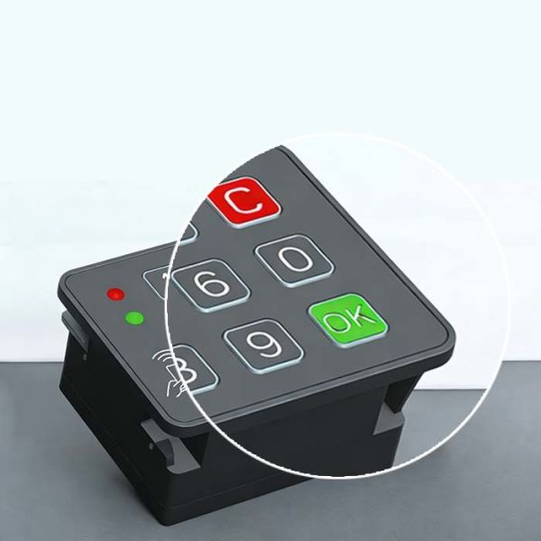 Forklift T-BOX Identity Recognition Module with IP67 Protection, Integrated IC Card Swiping, and 48-Hour Battery Life for Reliable Telematics