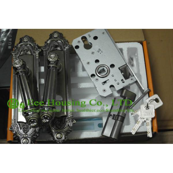 Interior Door Lock, European style mortise lock for timber door,Antique Brass finish lock