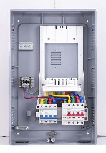 Three Phase Meter Box Cover Digital With Fiberglass Material , Easy Operation
