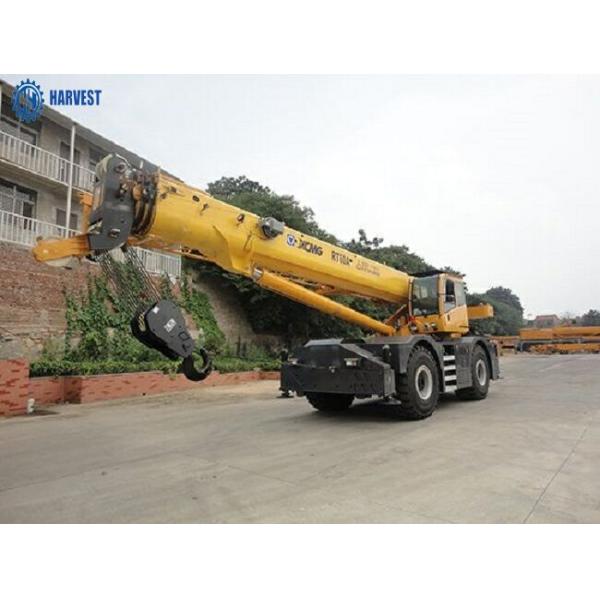 60 guindaste do caminhão do crescimento de Ton Max Lifting Height 58.1m RT60 35km/H