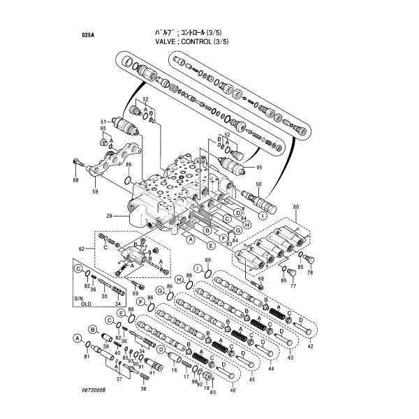4372039 4358914 Главный рельефный клапан экскаватора 4448675 Fit Ex200-3 Dh225 Zax200