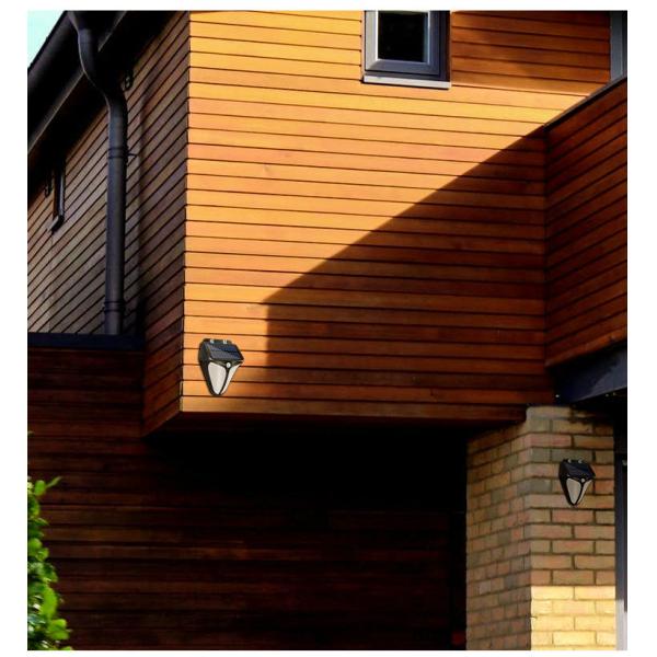 DC6V Yard Garage Wireless Solar Powered LED Wall Light 6000K With 3 Selectable Modes
