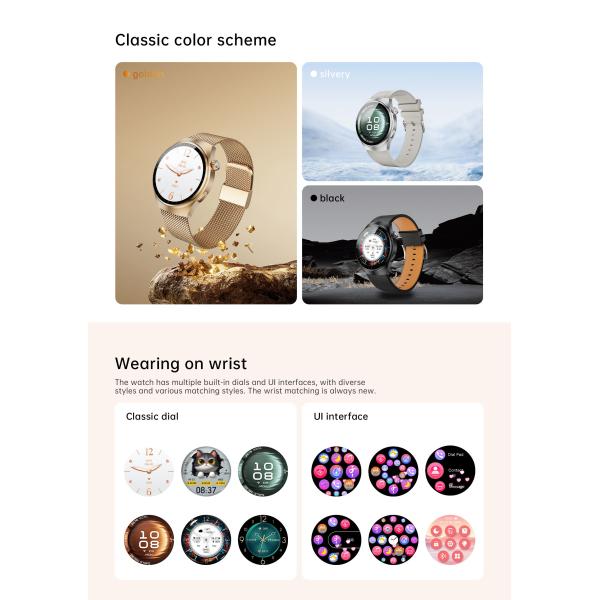 235mA Deportes al aire libre Hombres Dama Última actualización 2025 Ritmo cardíaco BT Llamando SK7mini