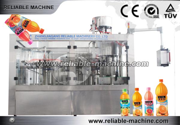 Botellas calientes de CGFR 18-18-6 Juice Filling Machine For Plastic con acero inoxidable